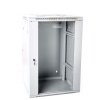 Digitus Szafa wisząca dwusekcyjna 19 15U 759/600/600mm, drzwi szklane, szara (RAL 7035), zmontowana